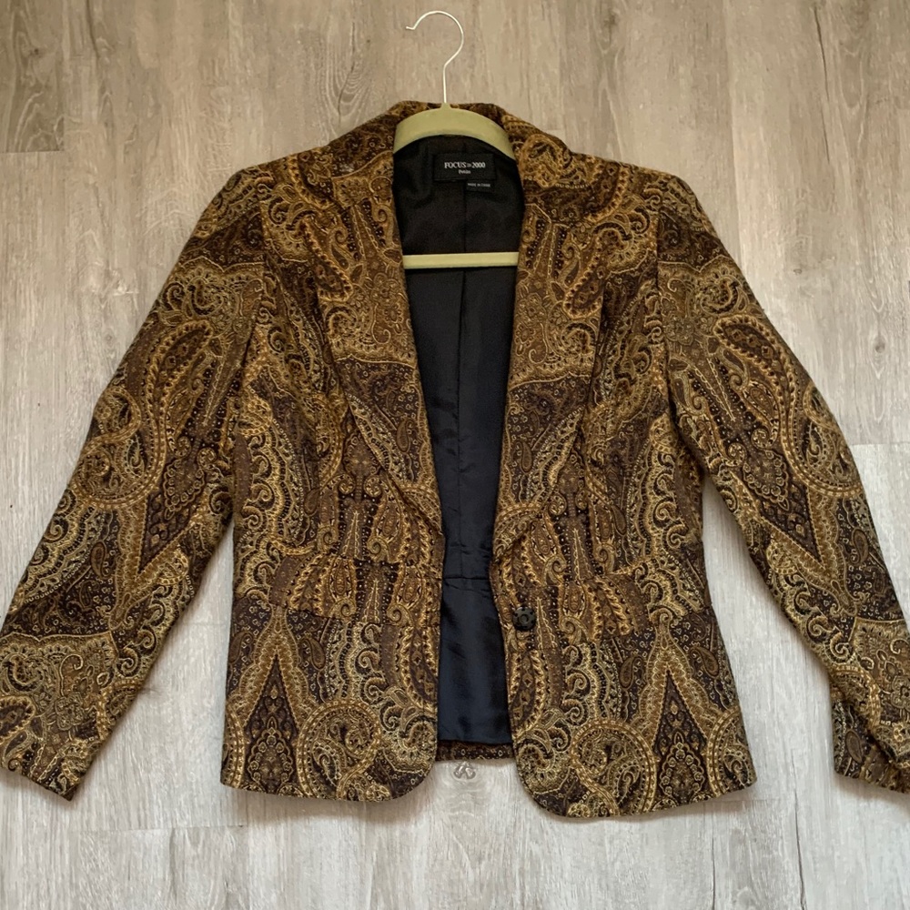 Vintage Paisley Blazer